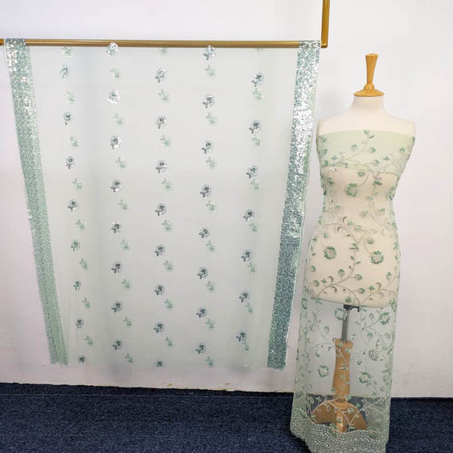 Net Cut Dana With Sitara Work 2PC Unstitched