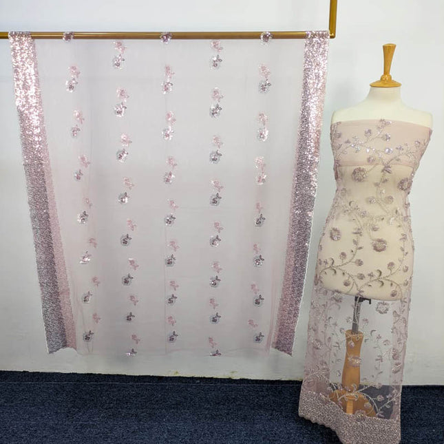 Net Cut Dana With Sitara Work 2PC Unstitched