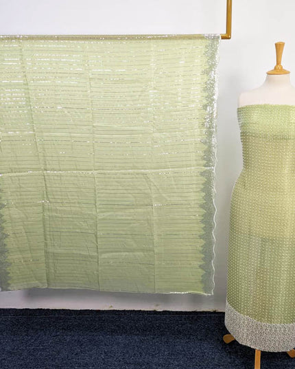 Fancy Silk Cut Dana Work 2PC Unstitched