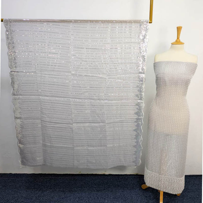 Fancy Silk Cut Dana Work 2PC Unstitched