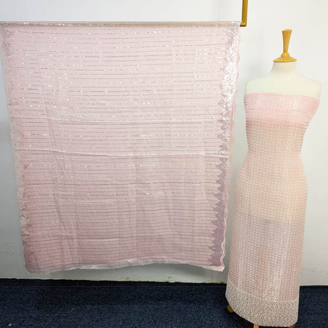 Fancy Silk Cut Dana Work 2PC Unstitched