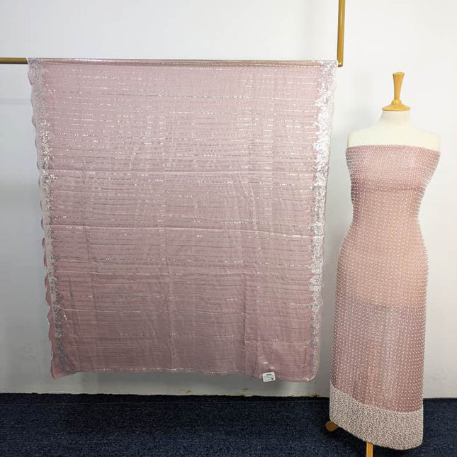 Fancy Silk Cut Dana Work 2PC Unstitched