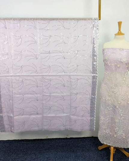 Fancy Silk Cut Dana Work 2PC Unstitched
