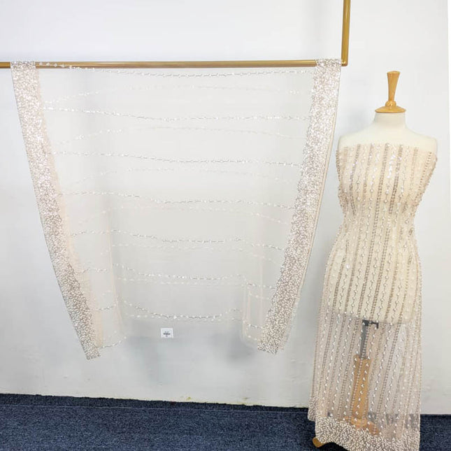 Fancy Net Cut Dana Work 2PC Unstitched