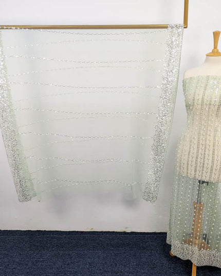Fancy Net Cut Dana Work 2PC Unstitched