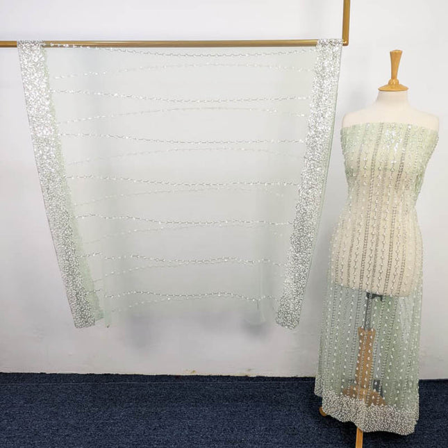 Fancy Net Cut Dana Work 2PC Unstitched