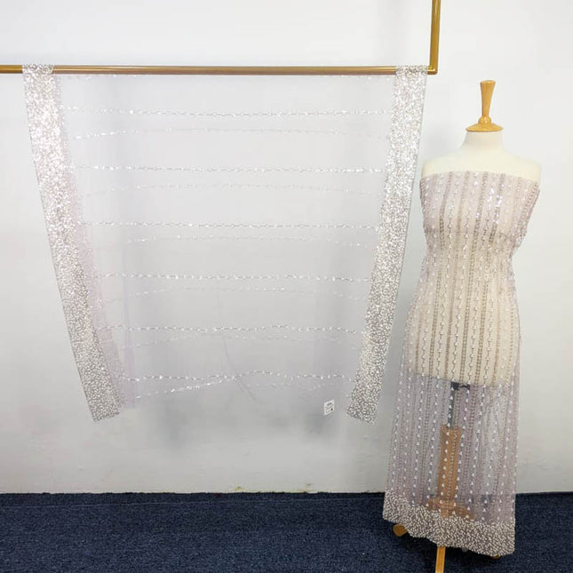 Fancy Net Cut Dana Work 2PC Unstitched