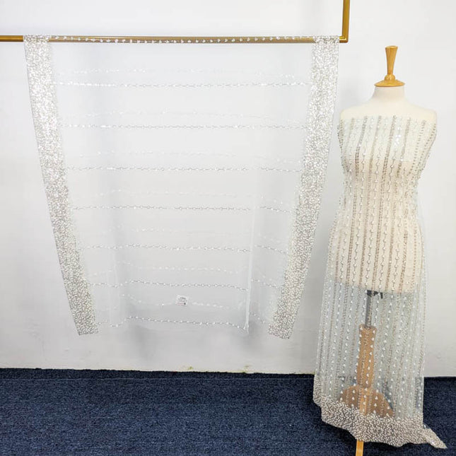 Fancy Net Cut Dana Work 2PC Unstitched