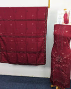 Maroon.