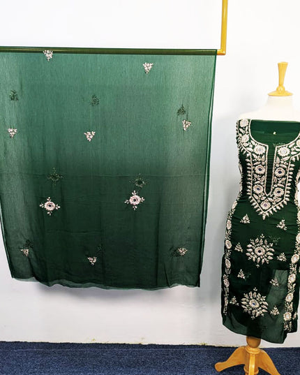 Handmade Gotta + Mirror Work Chiffon 2P Unstitched