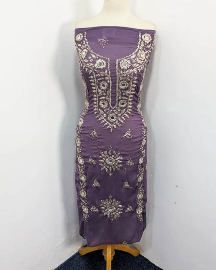 Fancy Handmade Gotta + Mirror Work Chiffon 2PC Unstitched