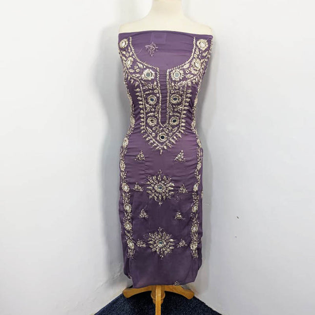 Fancy Handmade Gotta + Mirror Work Chiffon 2PC Unstitched