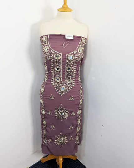 Handmade Gotta + Mirror Work Chiffon 2P Unstitched