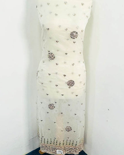Organza With Handmade Gotta and Mukesh Work 2PC
