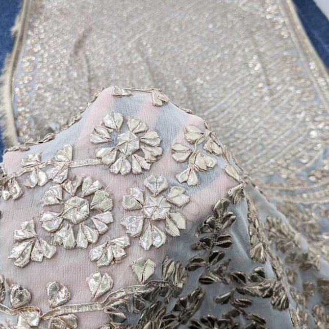 Handmade Gotta Work Chiffon Dupatta