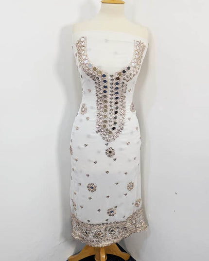 Handmade Gotta and Mirror Work Chiffon 2PC Unstitched