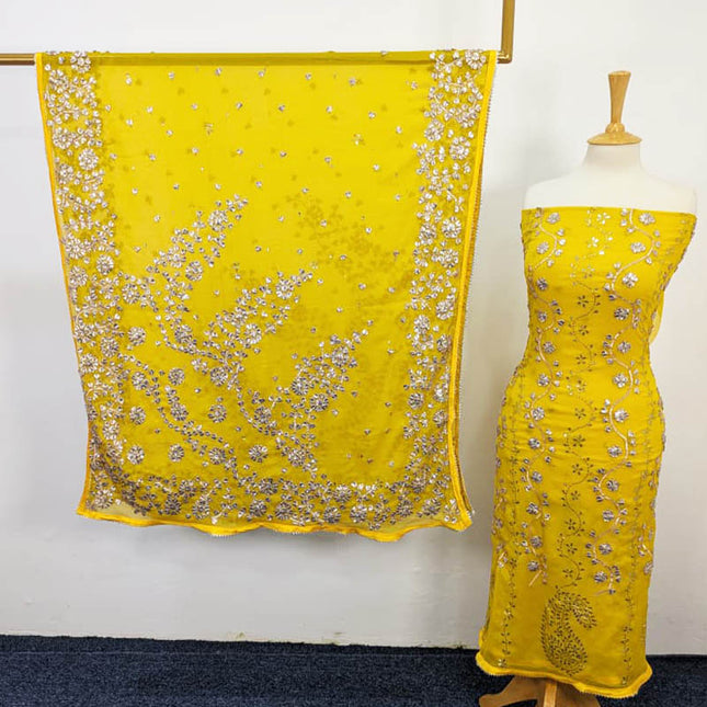 Handmade Gotta Work Chiffon 2PC Unstitched