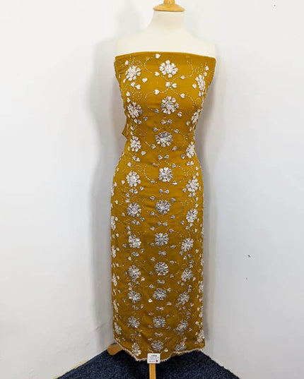 Handmade Gotta And Mukesh Work Chiffon