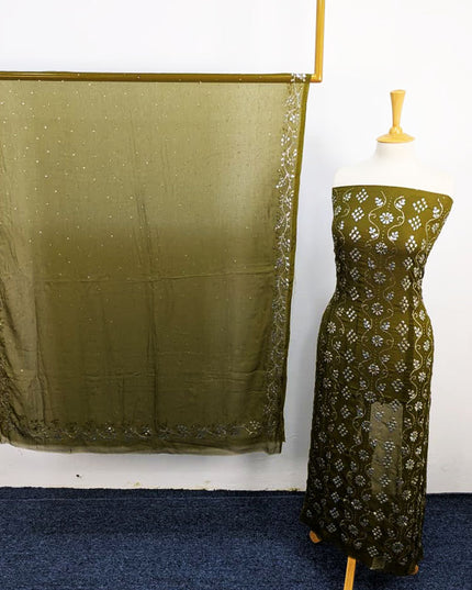 Fancy Chiffon With Mukesh Work 2PC Unstitched