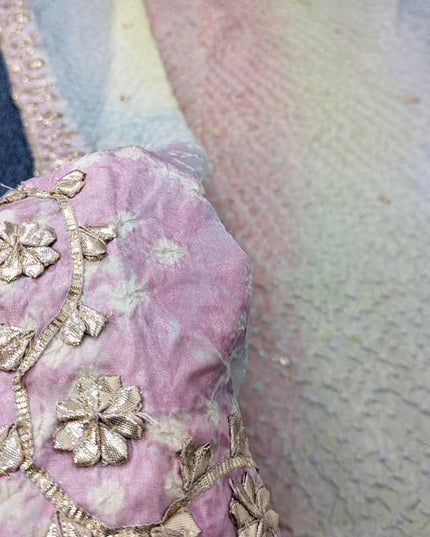 Fancy Chunnri Silk With Gotta Work Dupatta