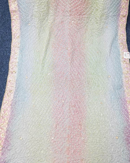 Fancy Chunnri Silk With Gotta Work Dupatta