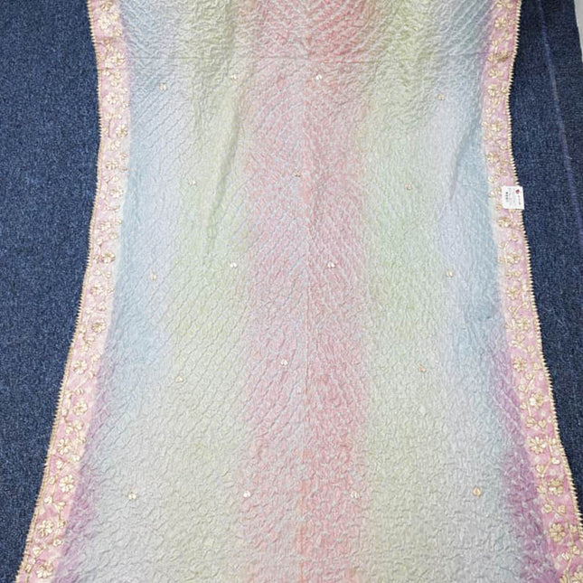 Fancy Chunnri Silk With Gotta Work Dupatta