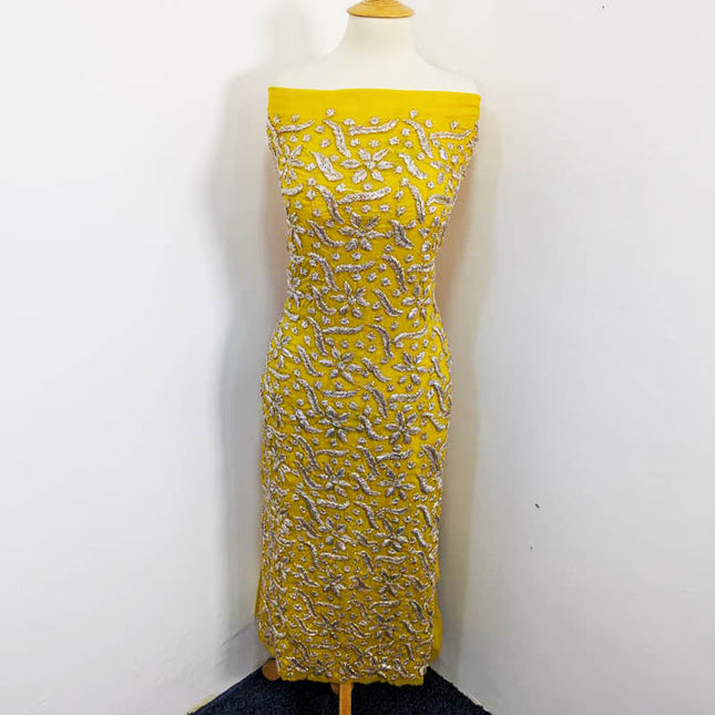 Handmade Full Jaal Gotta Work Chiffon 2PC Unstitched