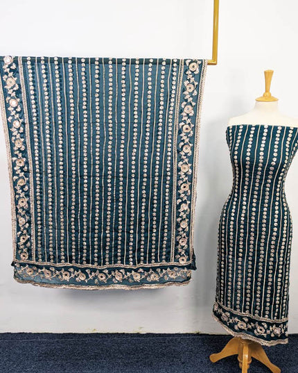 Chiffon Dress 2PC – Gotta & Mirror Work | Apka Libas