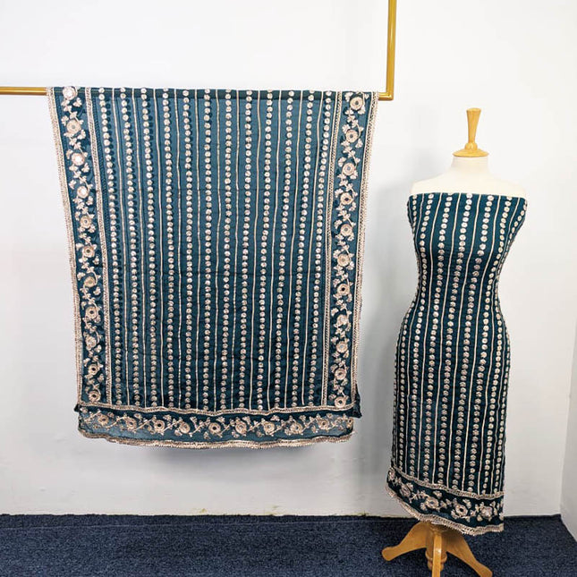 Chiffon Dress 2PC – Gotta & Mirror Work | Apka Libas