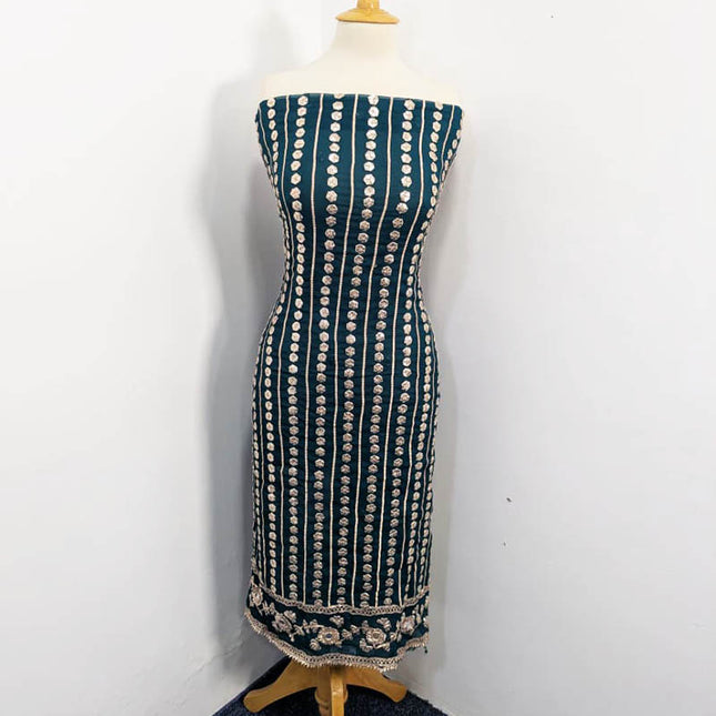 Fancy Chiffon With Handmade Gotta and Mirror Work 2PC