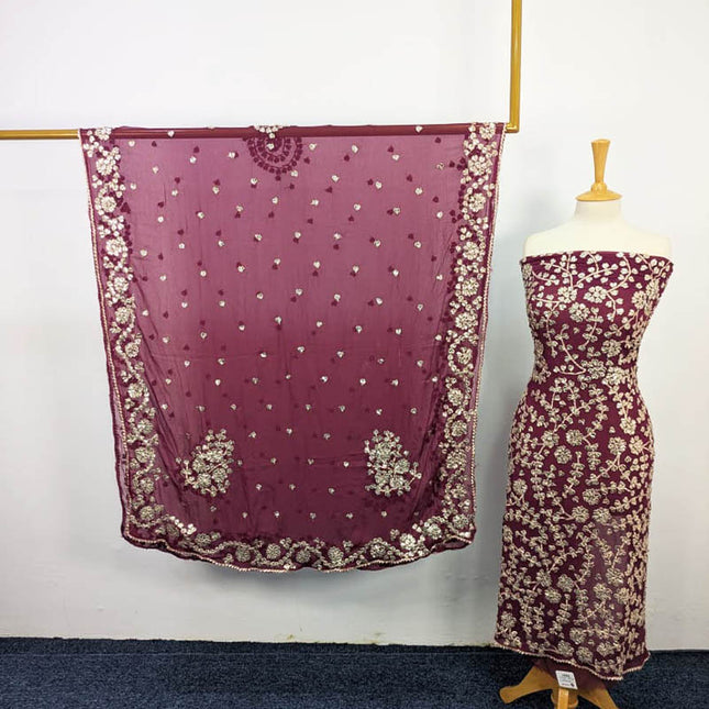 Handmade Gotta Work Chiffon 2PC Unstitched