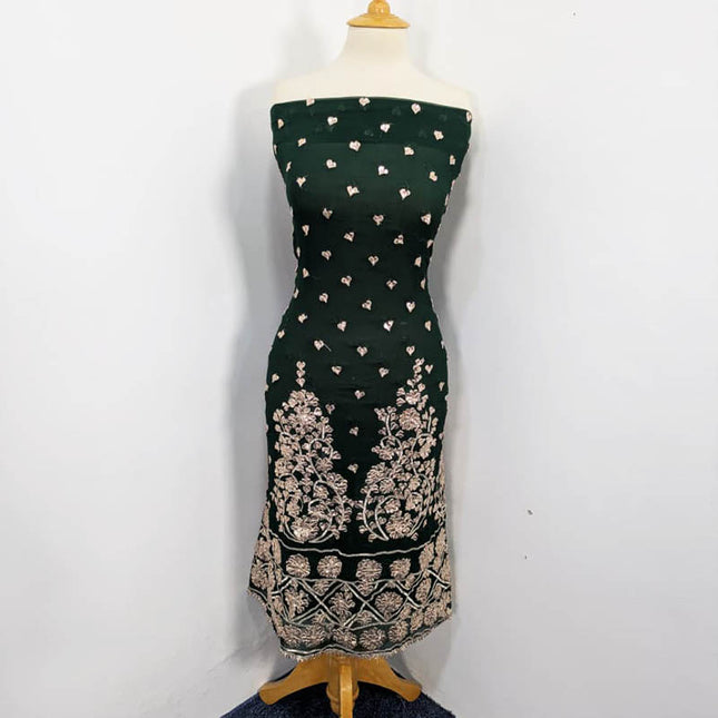 Fancy Chiffon With Handmade Gotta Work