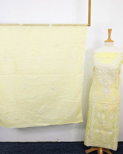 Handmade Paper Cotton Pakka Tanka Work 2pc Unstitched