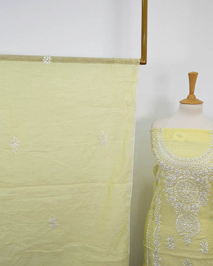Handmade Paper Cotton Pakka Tanka Work 2pc Unstitched