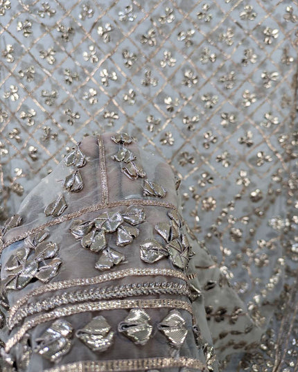 Handmade Full Jaal Gotta Work Organza Dupatta (Ready To Wear)