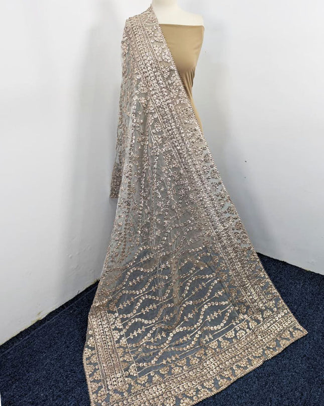 Organza with Handmade Full Jaal Gotta Work Dupatta