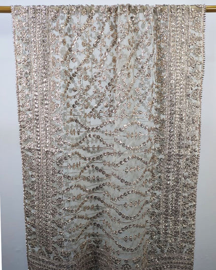 Organza with Handmade Full Jaal Gotta Work Dupatta