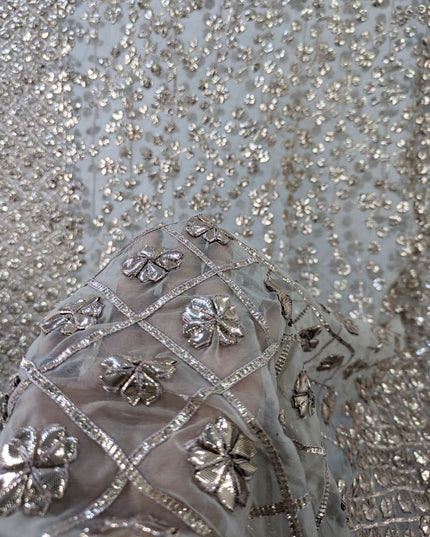 Fancy Handmade Full Jaal Gotta Work Organza Dupatta (Ready To Wear)