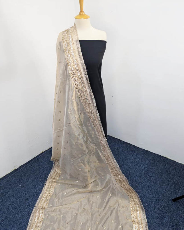 Fancy Masoori With Heavy Gotta + Mirror Work Dupatta