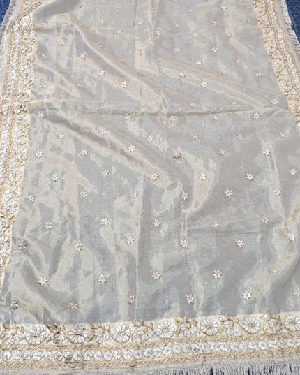 Fancy Masoori With Heavy Gotta + Mirror Work Dupatta