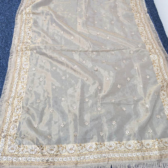 Fancy Masoori With Heavy Gotta + Mirror Work Dupatta