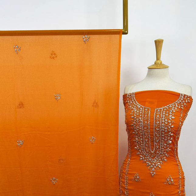 Chiffon with Gotta Work Shirt Dupatta 2PC Unstitched