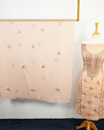 Handmade Chiffon With Gotta Work 2PC Unstitched