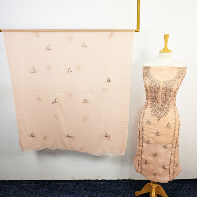 Handmade Chiffon With Gotta Work 2PC Unstitched