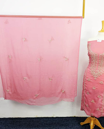 Handmade Chiffon With Gotta Work 2PC Unstitched