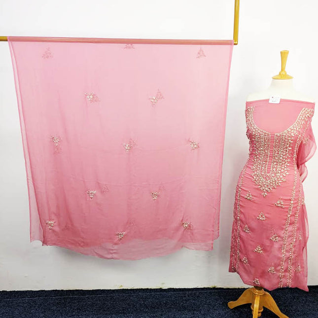 Handmade Chiffon With Gotta Work 2PC Unstitched