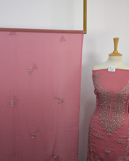 Handmade Chiffon With Gotta Work 2PC Unstitched