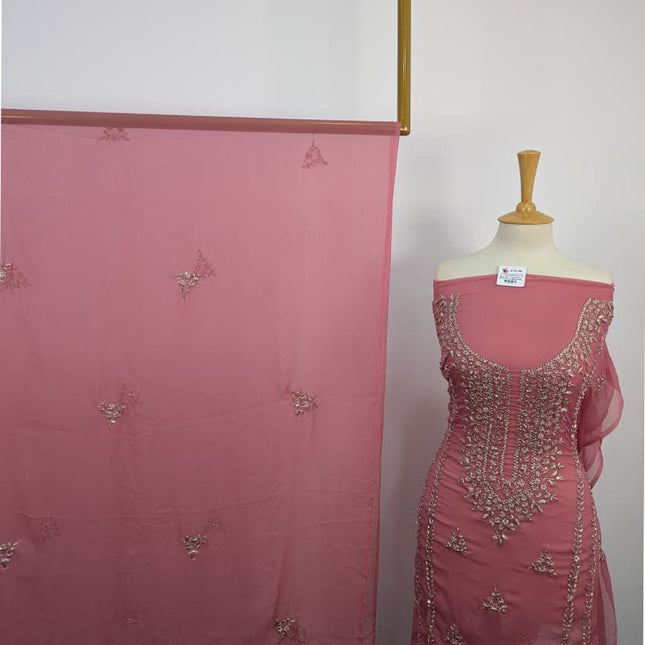 Handmade Chiffon With Gotta Work 2PC Unstitched