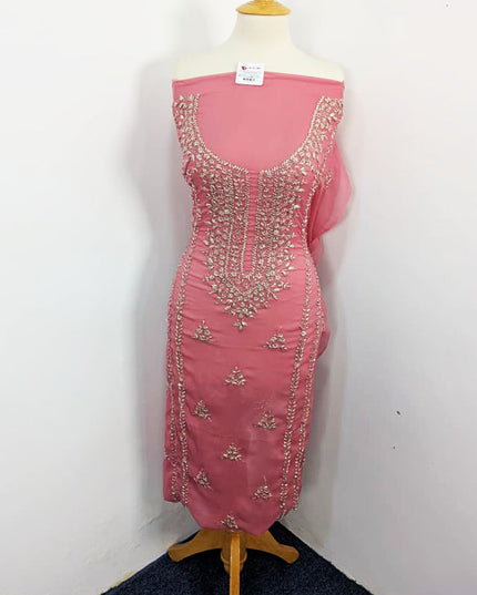 Handmade Chiffon With Gotta Work 2PC Unstitched