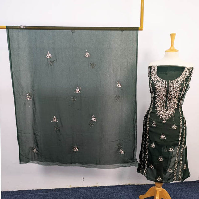 Handmade Chiffon With Gotta Work 2PC Unstitched